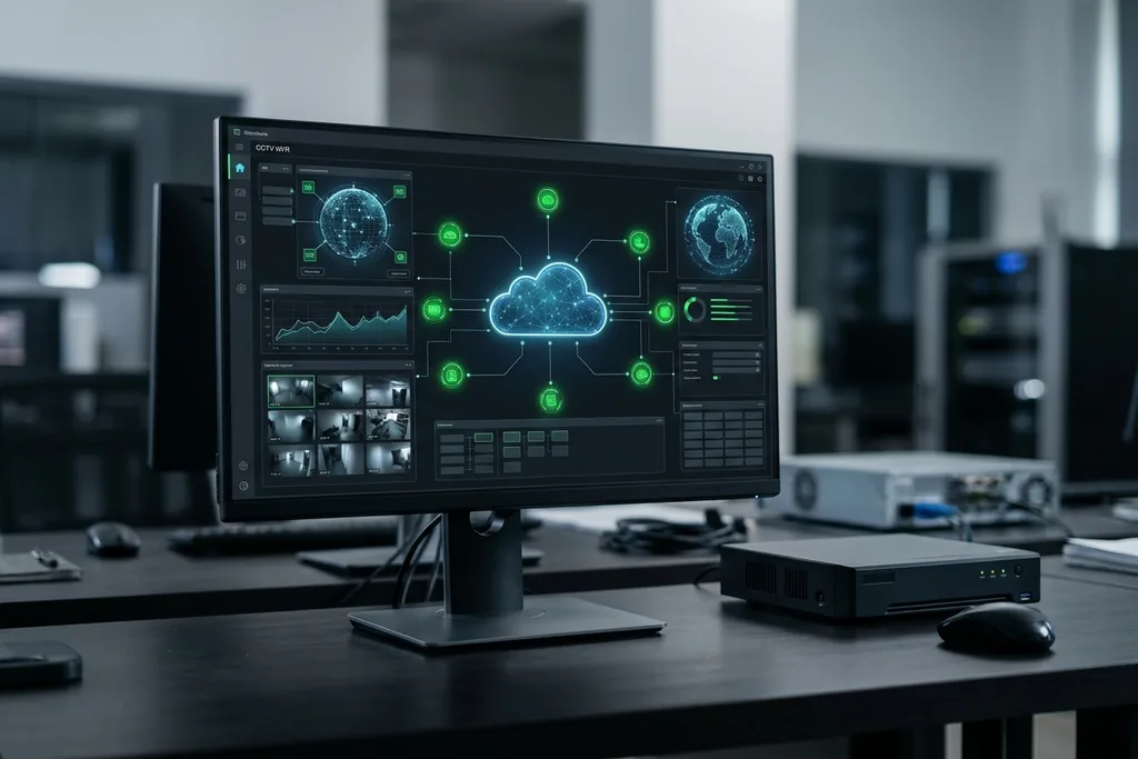 منوی تنظیمات شبکه و بررسی وضعیت آنلاین بودن سرویس P2P و DNS در دستگاه DVR